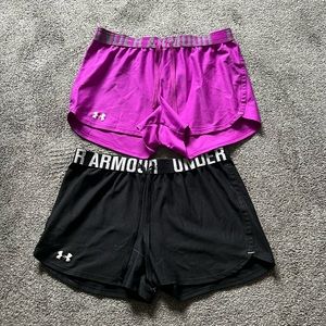 2 Pairs Under Armour Shorts